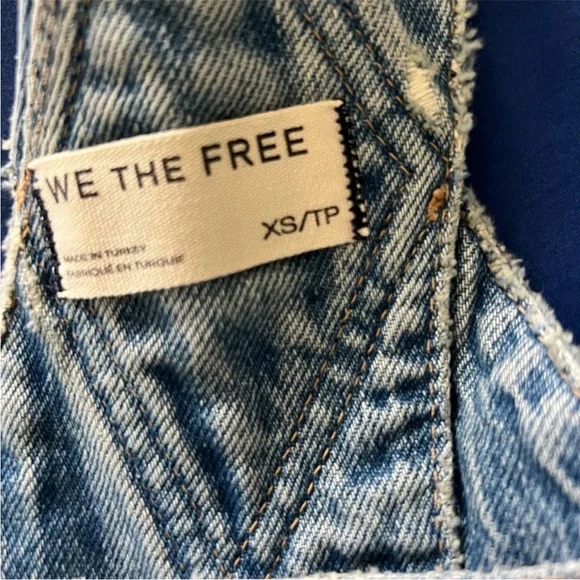 Free People We The Free Good Luck Barrel Overalls - Picture 3 of 3